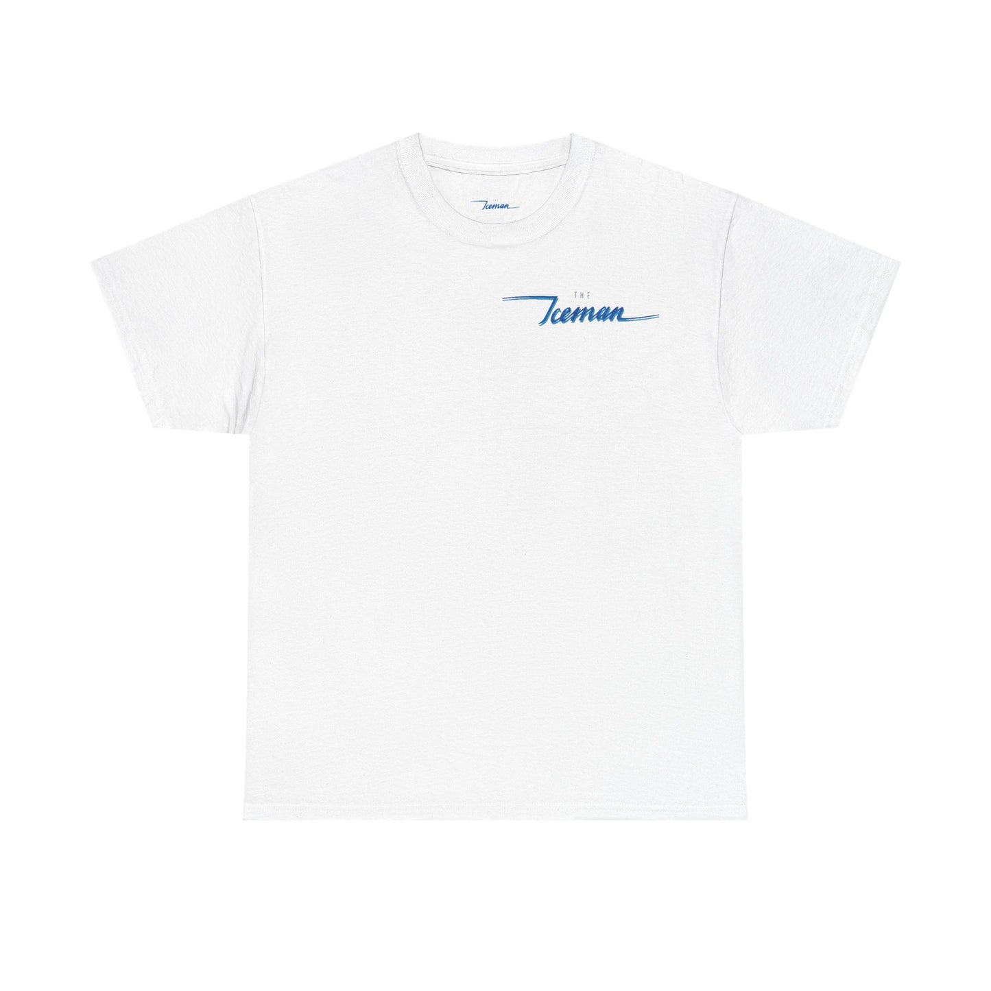 Drake Iceman Merch - Blue Iceman White Tee