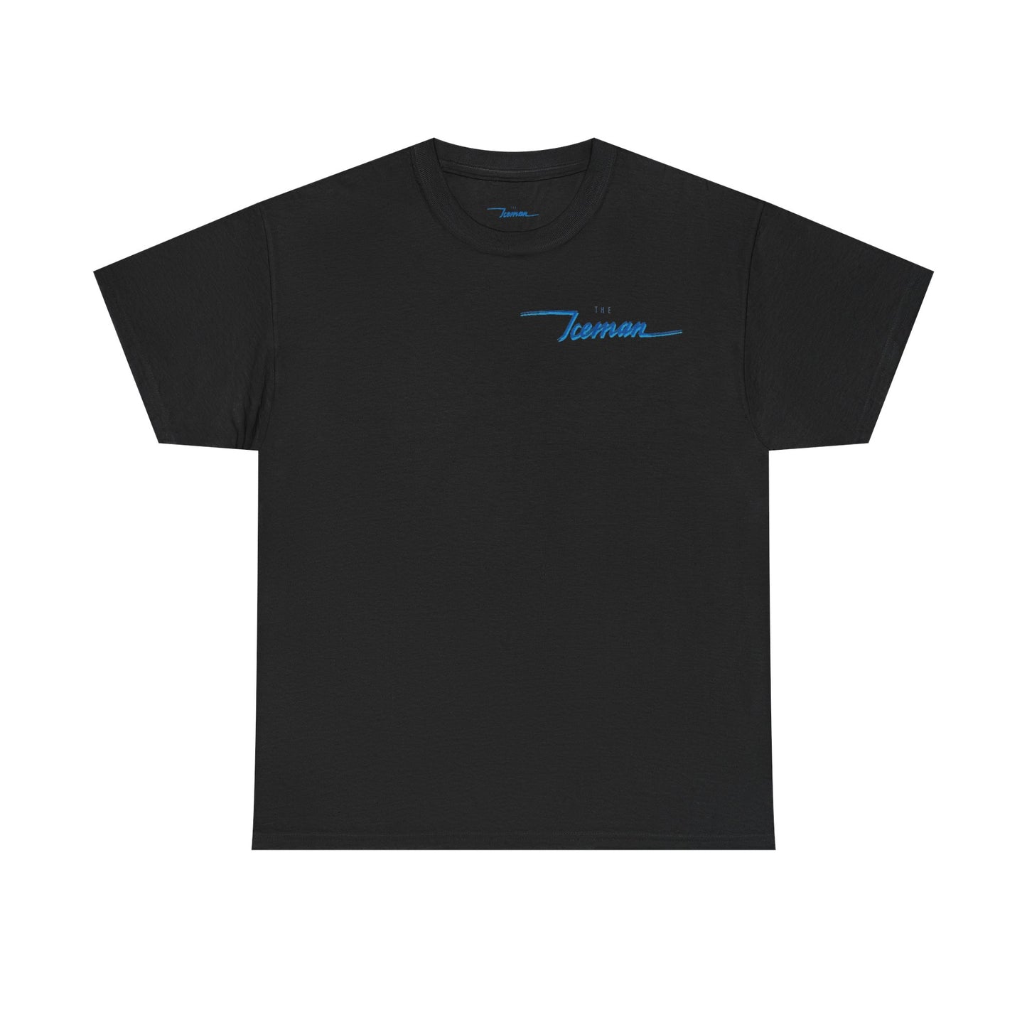 ICEMAN Blue Graphic Black Tee