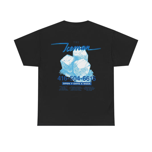 Drake Iceman Merch - Blue Iceman Black Tee